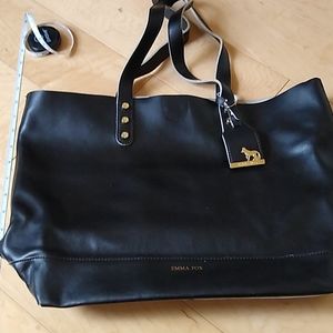 Emma Fox leather tote